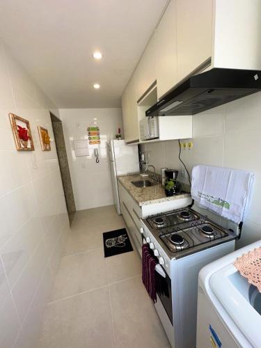Kuchyň nebo kuchyňský kout v ubytování Loft 510 no Centro de Teresópolis