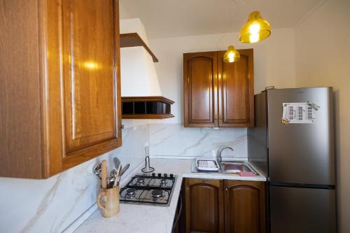 Η κουζίνα ή μικρή κουζίνα στο Casa Vacanze Leonardo 3