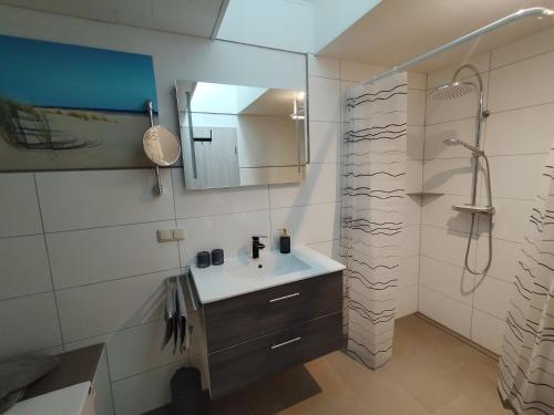 Koupelna v ubytování Ferienwohnung Hof Lanze