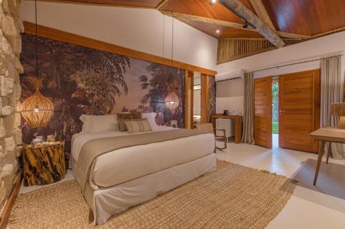 Χώρος καθιστικού στο Casa de Pedra Hotel Icaraizinho