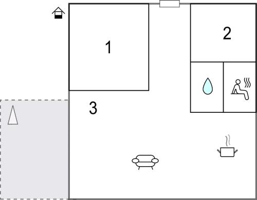 a diagram of a toilet with two different diagrams at 2 Bedroom Lovely Apartment In Idre in Idre