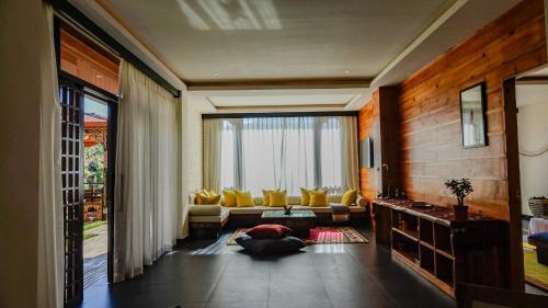 Ruang duduk di The Postcard Dewa, Thimphu, Bhutan