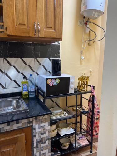 Dapur atau dapur kecil di Diamond luxe Apartments