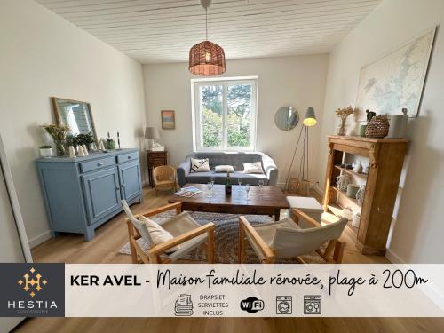 KER AVEL - Maison familiale renovee proche plage