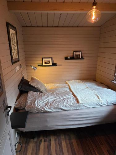 Postel nebo postele na pokoji v ubytování Sólvellir