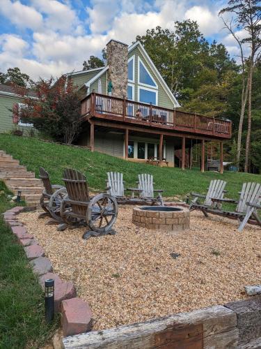 Zahrada ubytování Shenandoah Thunder Chalet Guest Suite