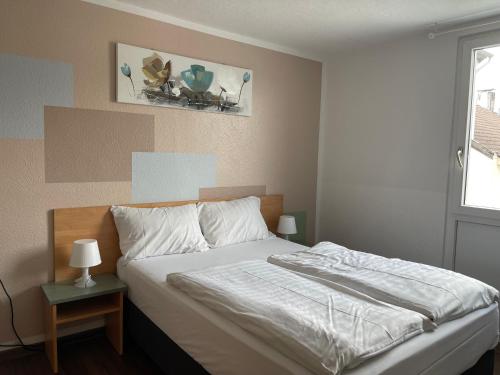 Residenz Hotel Wuppertalにあるベッド