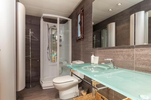 Phòng tắm tại Flateli Mallorca-Passeig de Gracia