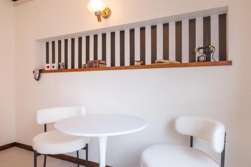 Ruang duduk di 5 min walk from Matsumoto station Sky View Apartments Spacious 4BDR