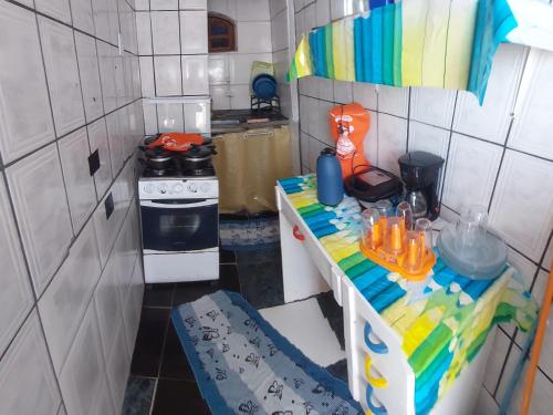 Η κουζίνα ή μικρή κουζίνα στο PARAÍSO TOM Do MAR 3