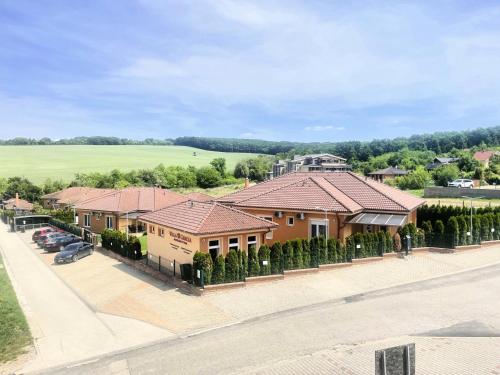 an overhead view of a house at Villa Gracia Podhájska in Podhájska