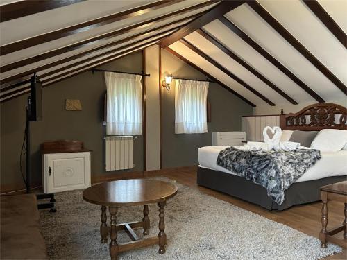 Posteľ alebo postele v izbe v ubytovaní Posada Spa San Marcos