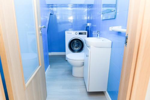 Koupelna v ubytování Casa Papín