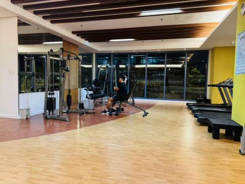 Gimnasio o instalaciones de fitness de 康宿 晴窗居 Bright Window Room