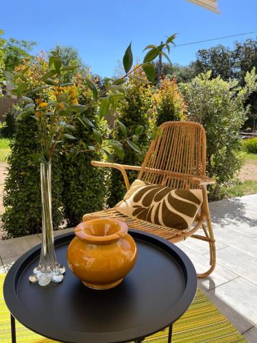 Rez-de-villa avec terrasse privative sur jardin