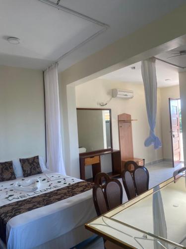 Χώρος καθιστικού στο Breezebay beach road hotel Diani