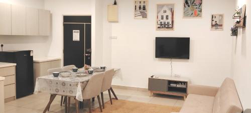 Η κουζίνα ή μικρή κουζίνα στο LCP T1 Honeymoon genting highland midhill homestay