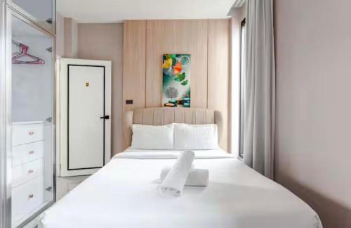 Postel nebo postele na pokoji v ubytování Aqua Pool Villa By Drh