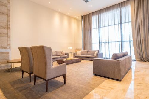 Ruang duduk di Windsor Marapendi Hotel