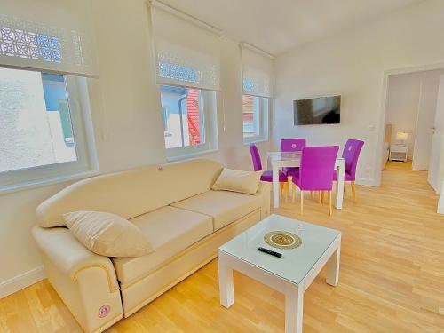 Una televisión o centro de entretenimiento en Steiner Residences Mödling