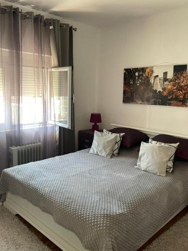 Una cama o camas en una habitación de Goran Apartmani