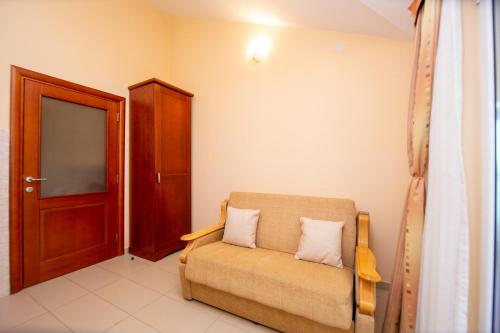 Χώρος καθιστικού στο Apartmani Becici