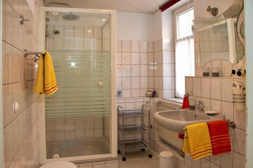 Koupelna v ubytování Ferienwohnung-Margarete