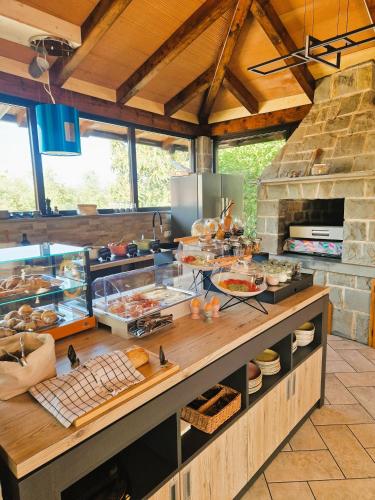 Jídlo v penzionu nebo okolí