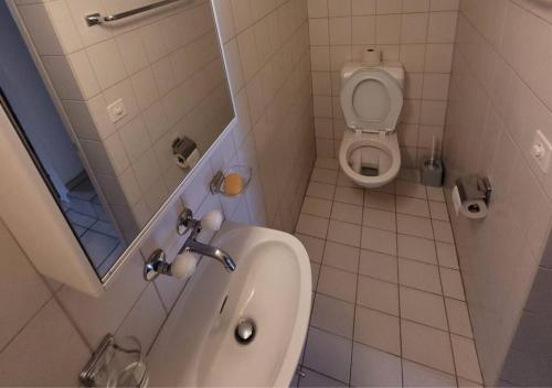 Koupelna v ubytování Wunderschöne Villa mit Privatstrand