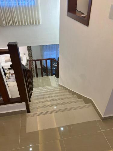 a view of a staircase in a house at Residencial Pancho III in Los Mameyes