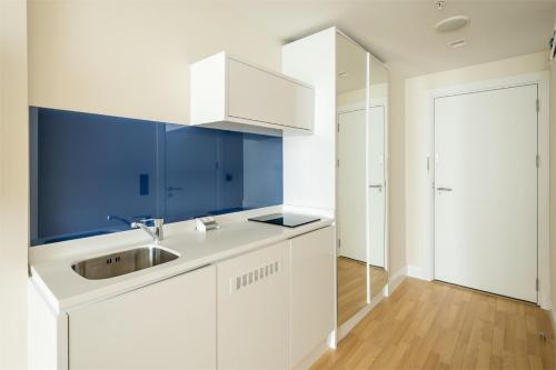 Dapur atau dapur kecil di Orbi City Batumi Official Black sea