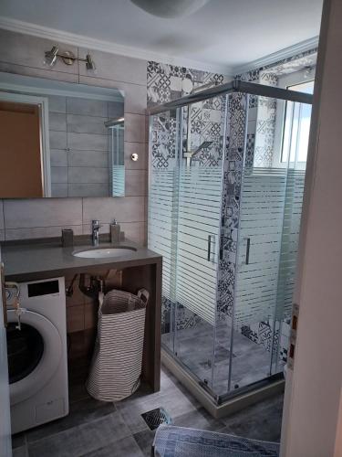 Ванная комната в Villa Emmelia