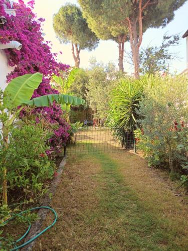 Jardín al aire libre en Villa with private pool and unique sea view in Çeşme