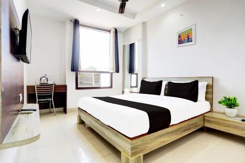 Una cama o camas en una habitación de Hotel O Neu-Nest