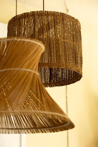 a brown chandelier with at O Portalzinho in Paraty