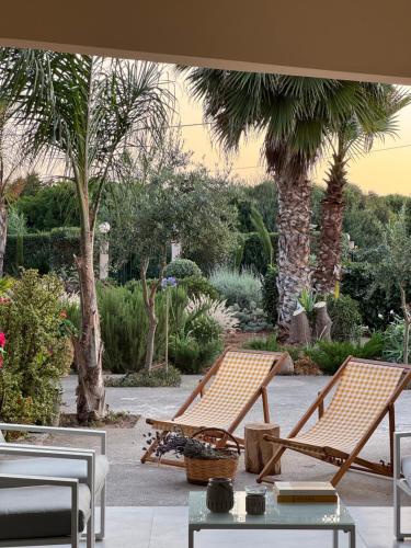 Zahrada ubytování Lagouvardos Beach House