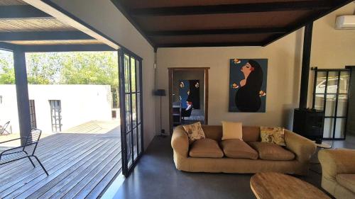 Χώρος καθιστικού στο Casa Picaflor with private pool