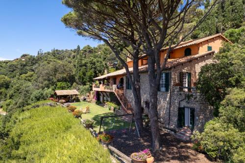 Zahrada ubytování Villa a Cala Piccola