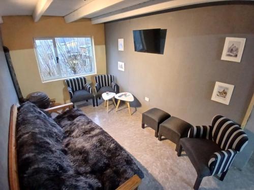 Posezení v ubytování El Kamaruco Hostel