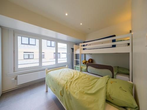 Postel nebo postele na pokoji v ubytování Apartment in Belgium with Stunning Sea View, cleaning included