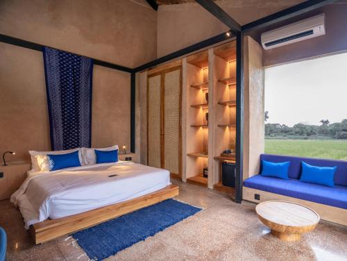 Postel nebo postele na pokoji v ubytování Terra Sayan