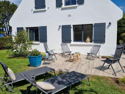 Maison rénovée 2023 proche plage, Arzon, 10 pers, jardin, wifi - FR-1-775-30