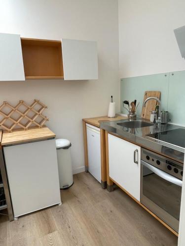 Køkken eller tekøkken på City Motel