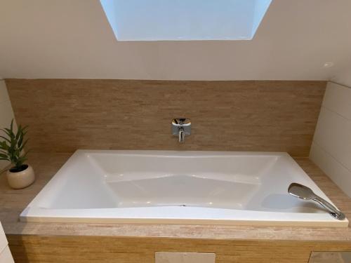 Ένα μπάνιο στο Ferienwohnung Moser