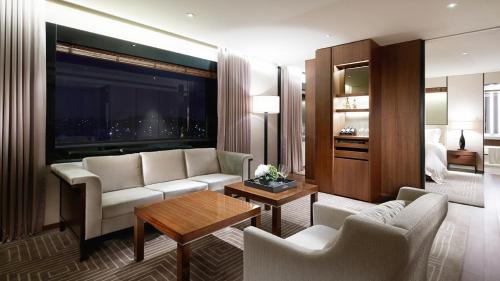 Predel za sedenje v nastanitvi The Shilla Seoul