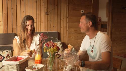 Drinks på Domaine Nature Cottage Vosges Spa