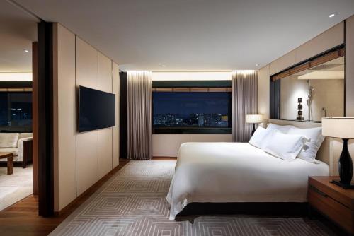 Postelja oz. postelje v sobi nastanitve The Shilla Seoul