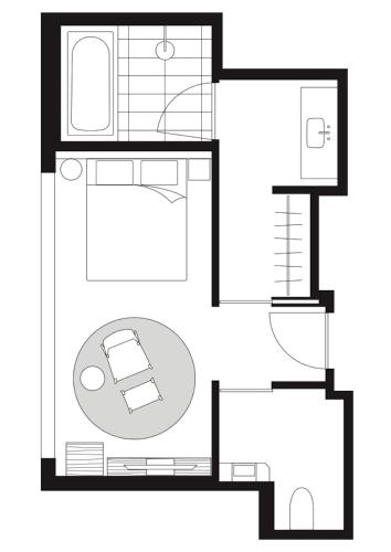 Plano de THE AOYAMA GRAND HOTEL