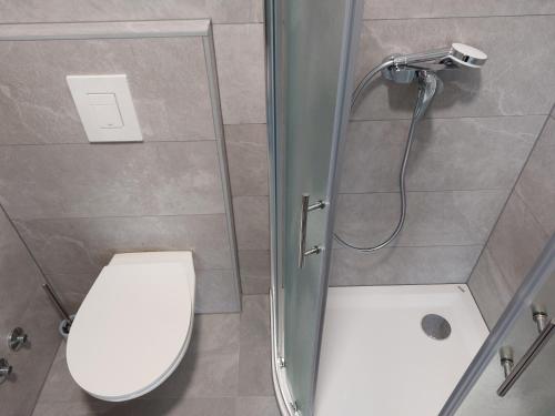 Koupelna v ubytování 3 JABLANE apartmaji