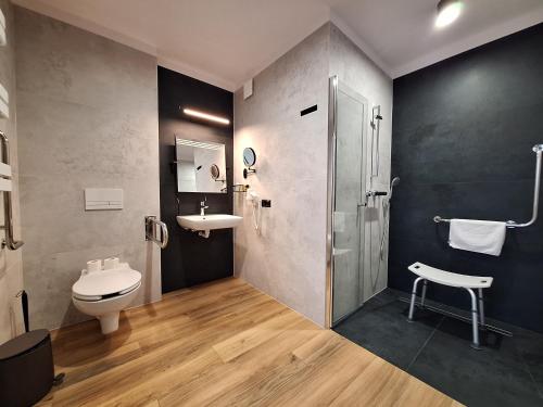 Kúpeľňa v ubytovaní Hotel Gromada Łomża